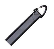 Светоотражающий брелок Flashline, серый с черным