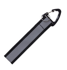 Светоотражающий брелок Flashline, серый с черным