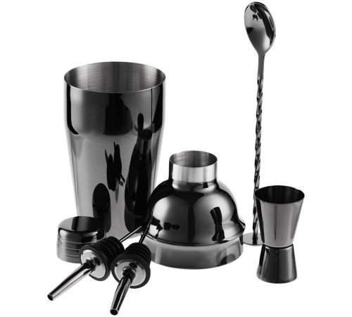 Набор для приготовления коктейлей Pourpour, черный