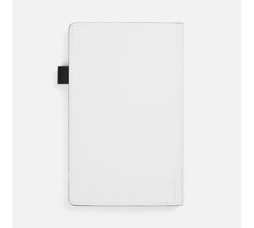 Ежедневник White Shall, недатированный, бело-черный