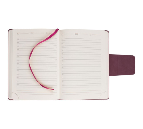 Ежедневник Capital, недатированный, бордовый