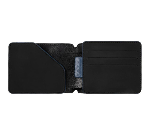 Портмоне Arrival, черное с синим