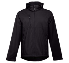 Куртка софтшелл мужская Zagreb, черная