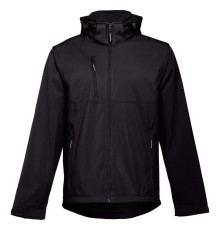 Куртка софтшелл мужская Zagreb, черная