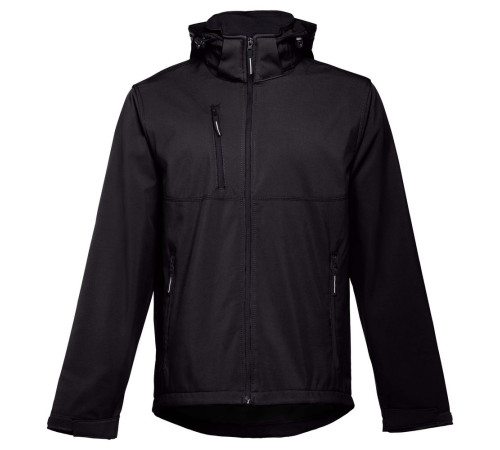 Куртка софтшелл мужская Zagreb, черная
