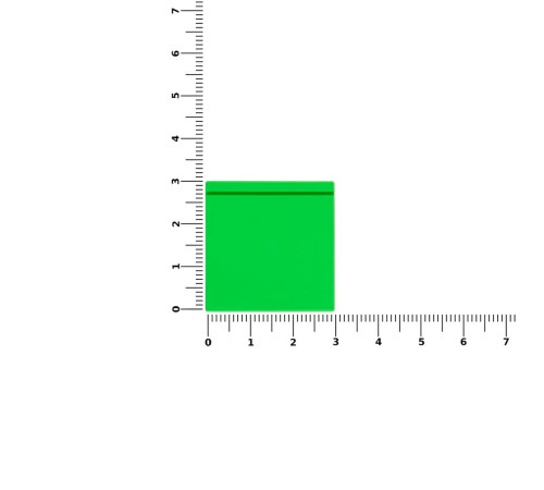 Лейбл из ПВХ Kare, зеленый неон