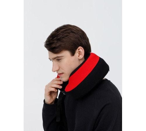 Дорожная подушка Piligrim, красная