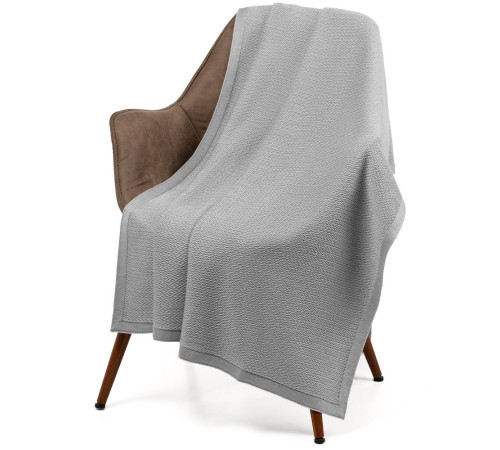 Плед Ornato, серый (дымчатый)