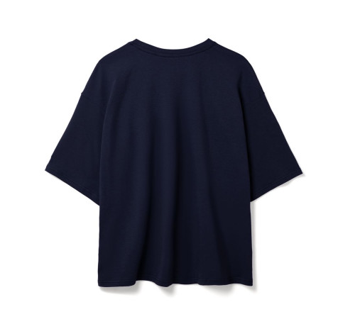 Футболка унисекс оверсайз Street Vibes, темно-синяя