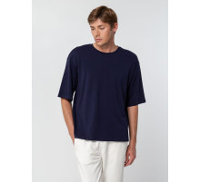 Футболка унисекс оверсайз Street Vibes, темно-синяя