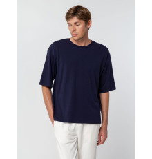 Футболка унисекс оверсайз Street Vibes, темно-синяя