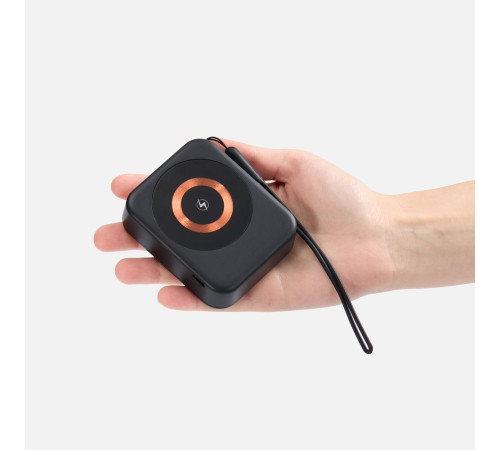 Набор для ухода за гаджетами с беспроводной зарядкой Rules, черный