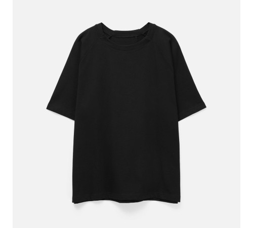 Футболка оверсайз унисекс Avenu, черная
