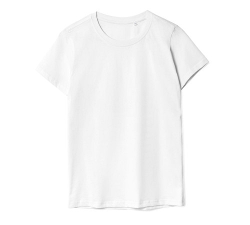 Футболка женская T-bolka Lady, белая (теплый оттенок)