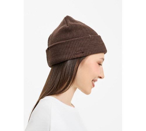 Шапка Ribelle, коричневый меланж