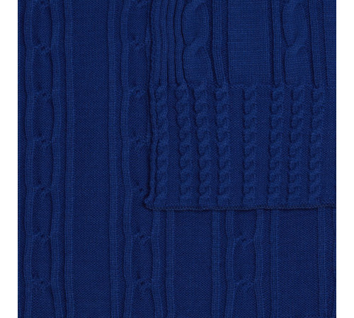 Плед Remitti, темно-синий (кобальт)