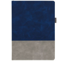 Ежедневник Horizon, недатированный, серый с синим