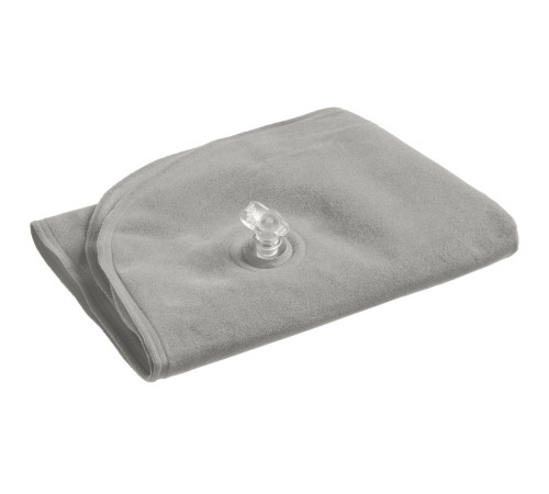 Надувная подушка под шею в чехле Sleep, серая