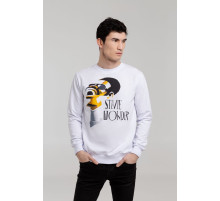 Толстовка «Меламед. Stevie Wonder», белая