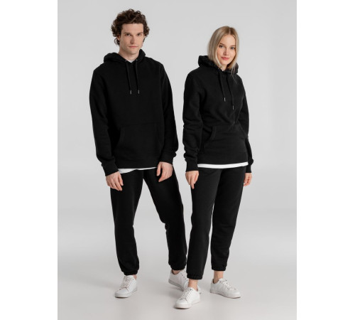 Толстовка с капюшоном унисекс King, черная