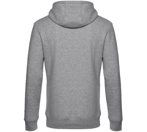 Толстовка с капюшоном унисекс King, серый меланж