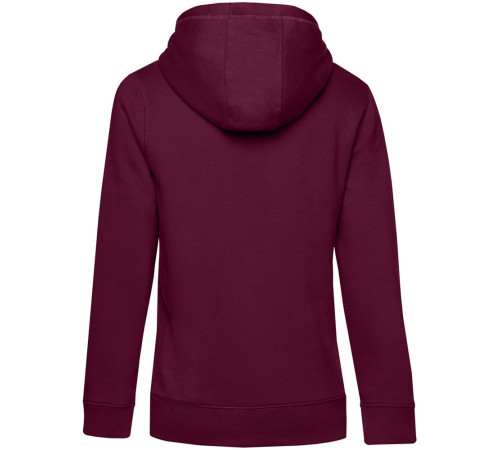 Толстовка с капюшоном женская Queen, бордовая