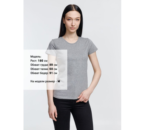Футболка женская Pioneer Women, серый меланж