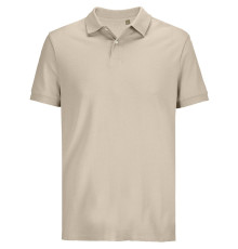 Рубашка поло унисекс Pacific, бежевая (льняная)