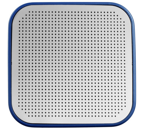 Беспроводная колонка с подсветкой гравировки Glim, синяя