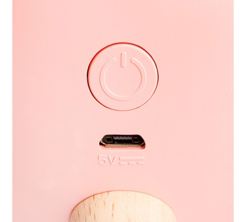 Беспроводная лампа-колонка Right Meow, розовая