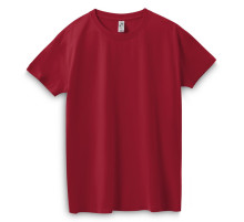 Футболка Imperial 190, вишнево-красная