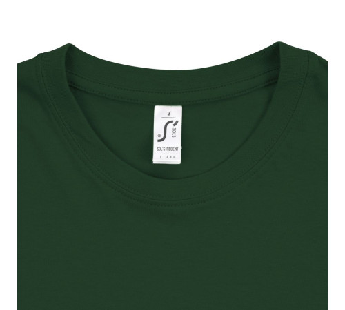 Футболка унисекс Regent 150, темно-зеленая