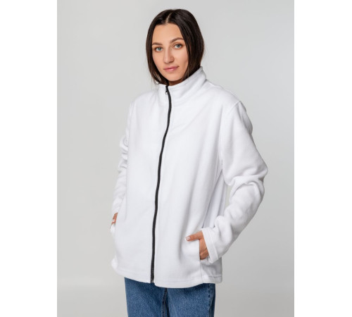 Куртка флисовая унисекс Manakin, белая