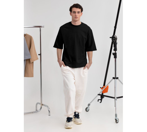 Футболка оверсайз унисекс Kosmos 2.0, черная