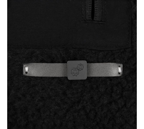 Лейбл кожаный Gimel, S, серый