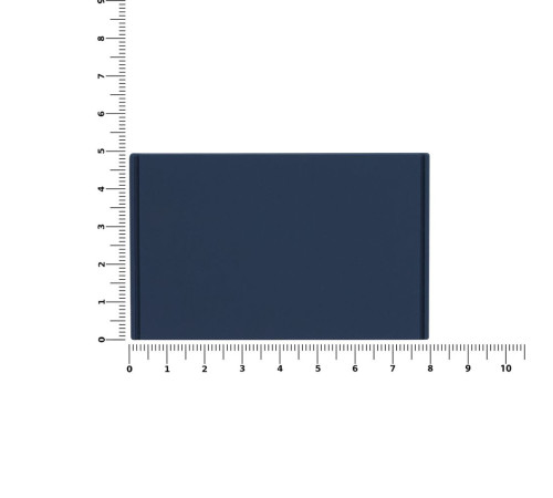 Лейбл из ПВХ Dzeta, XL, темно-синий