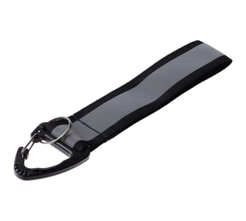 Светоотражающий брелок Flashline, серый с черным
