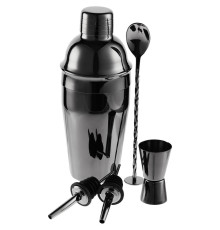 Набор для приготовления коктейлей Pourpour, черный