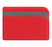 Чехол для карточек Dual, красный