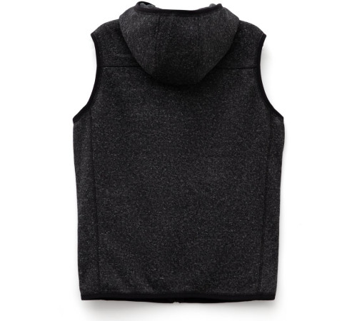 Жилет с капюшоном унисекс Gotland, черный