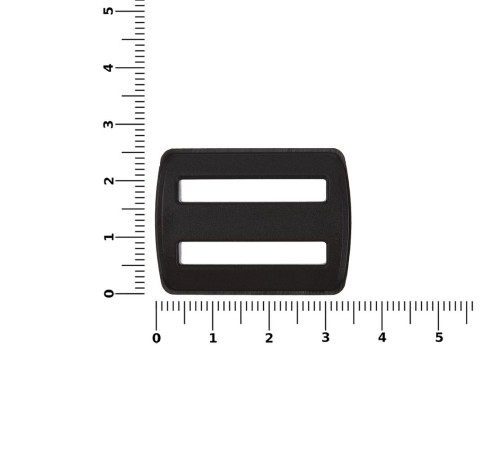 Пряжка — регулятор ремня Fermo, черная