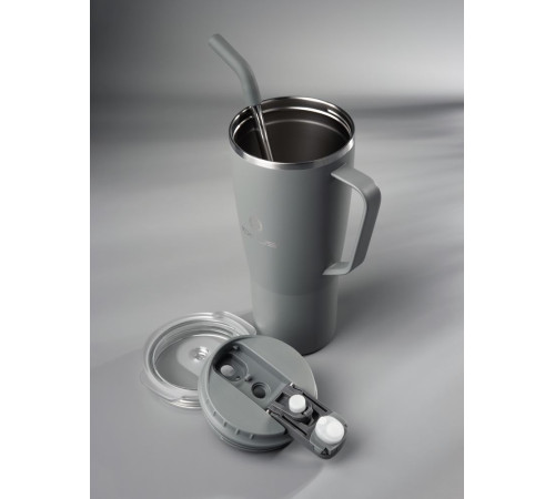 Термостакан Kasumigaoka, серый