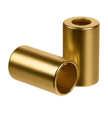 Пара наконечников для шнурка Tizzle, золотистый