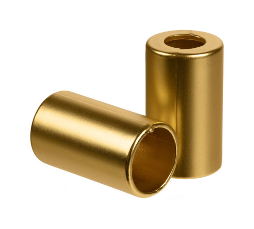 Пара наконечников для шнурка Tizzle, золотистый