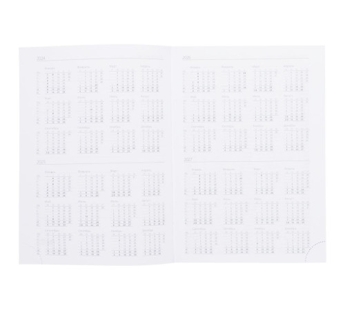 Ежедневник Vivian, недатированный, красный