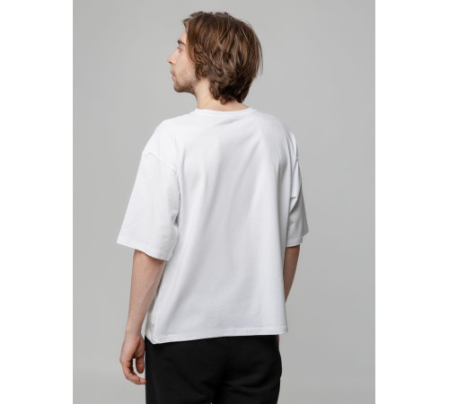 Футболка унисекс оверсайз Street Vibes, молочно-белая