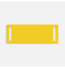 Лейбл из ПВХ Kova, желтый