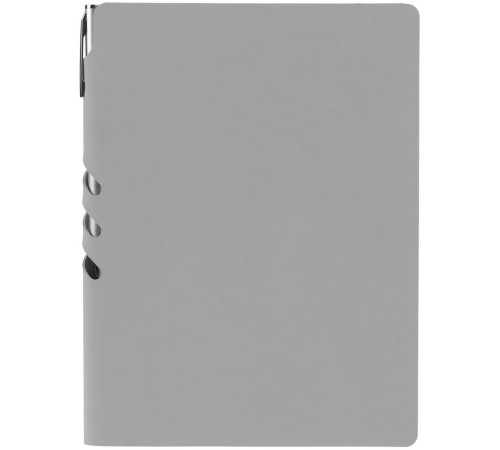 Ежедневник Flexpen Shall, недатированный, серый