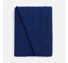 Плед Remitti, темно-синий (кобальт)