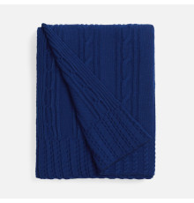 Плед Remitti, темно-синий (кобальт)